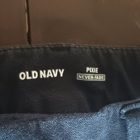 Old Navy Black Pixie Skinny Ankle Work Pant Women's Size 4 Tall Never-Fade - Picture 3 of 7